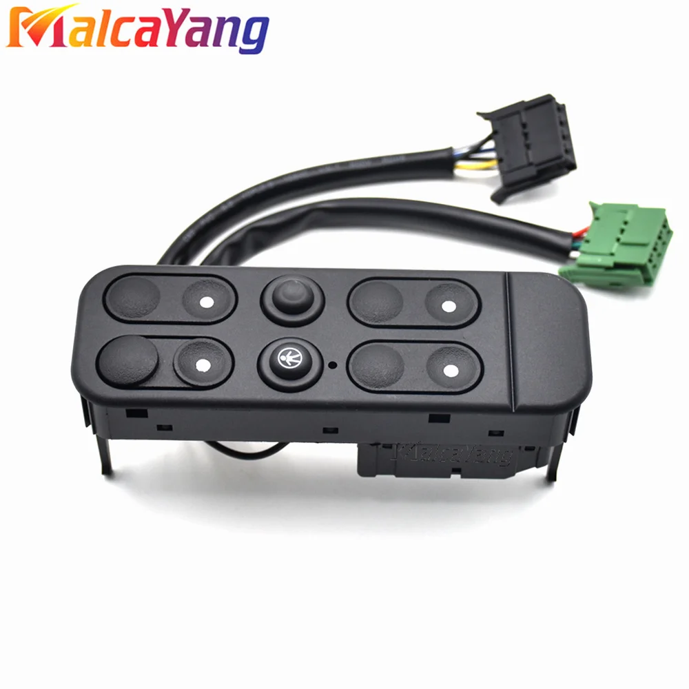 For Opel Vectra GM Driver Side Electric Power Master Window Switch 1988 1989 1990 1991 1992 1993 1994 1995 90312109 1240600