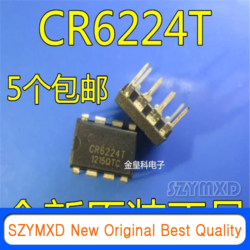 10Pcs/Lot New Original CR6224 CR6224T power management IC DIP8 in-line integrated circuit PR6224T