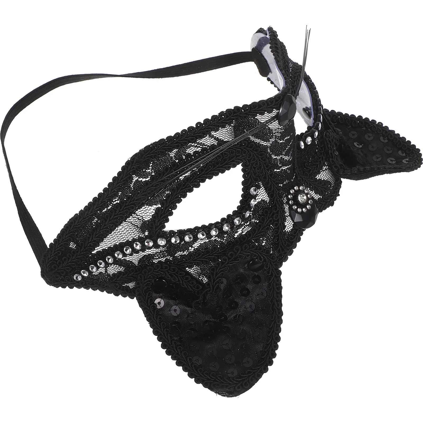 

Fox Mask Half Face Lightweight Metal Cosplay Carnival Party Masquerade Ball Fancy Dress Costume For Women