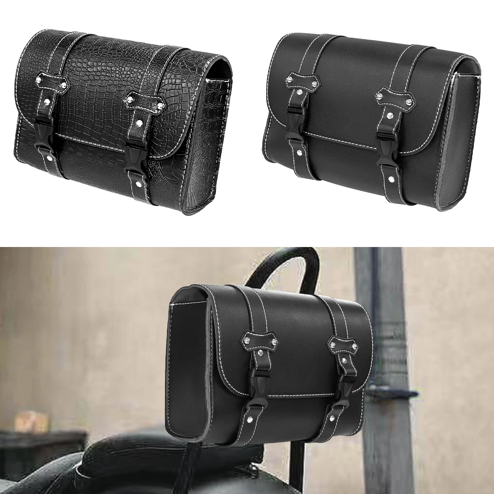 

Motorcycle Tail Luggage Saddlebag Waterproof Pouch Side Toolbags Punk Suitcase Bags Universal For Harley Dyna Sportster XL883