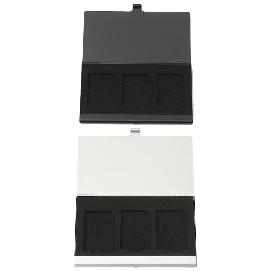 A93P 2 Pcs SD Card Case :1 Pcs Memory Card Case Card Box Holders For 3PCS SD Cards & 1 Pcs Storage Holder Box 8 TF And 1 SD