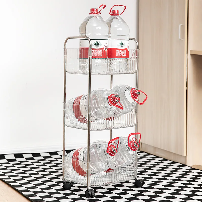 Rack móvel do quarto móvel do banheiro do chão ao teto