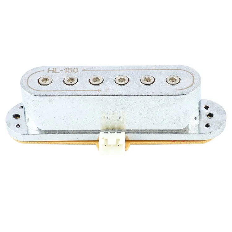 

3 Pcs Electric Guitar Pickup 48 50 52mm Passive Design Single Coil Low Noise Silver Guitar Pickup Set