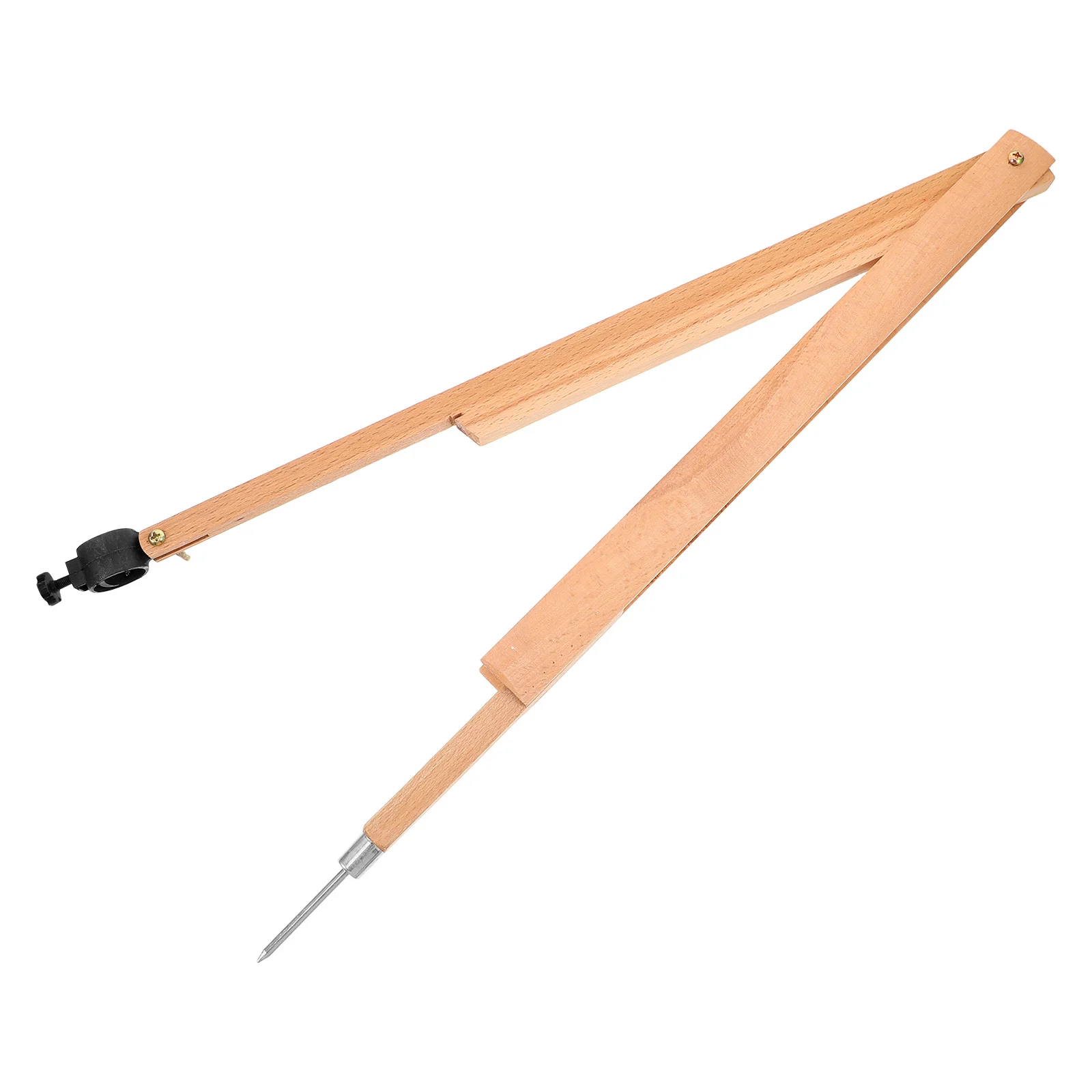 Wooden Compass For Math Geometry Drawing Circle Tool Whiteboard Chalk Holder Teaching Aid Drafting Tool Student Teacher