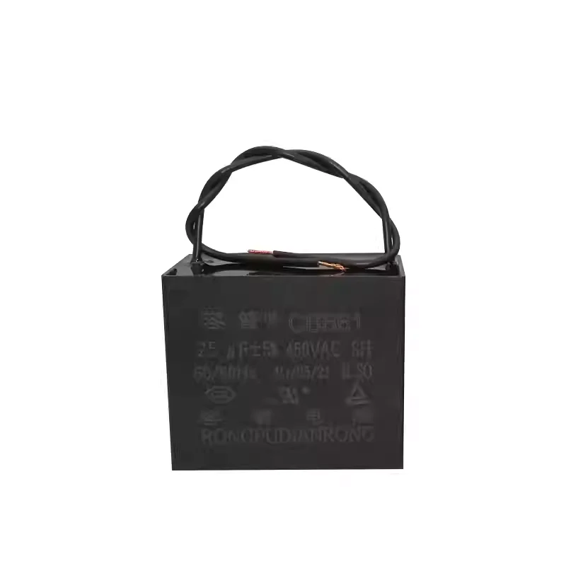 CBB61 25UF450V starting capacitor 25UF capacitor fan motor air conditioning capacitor with wire