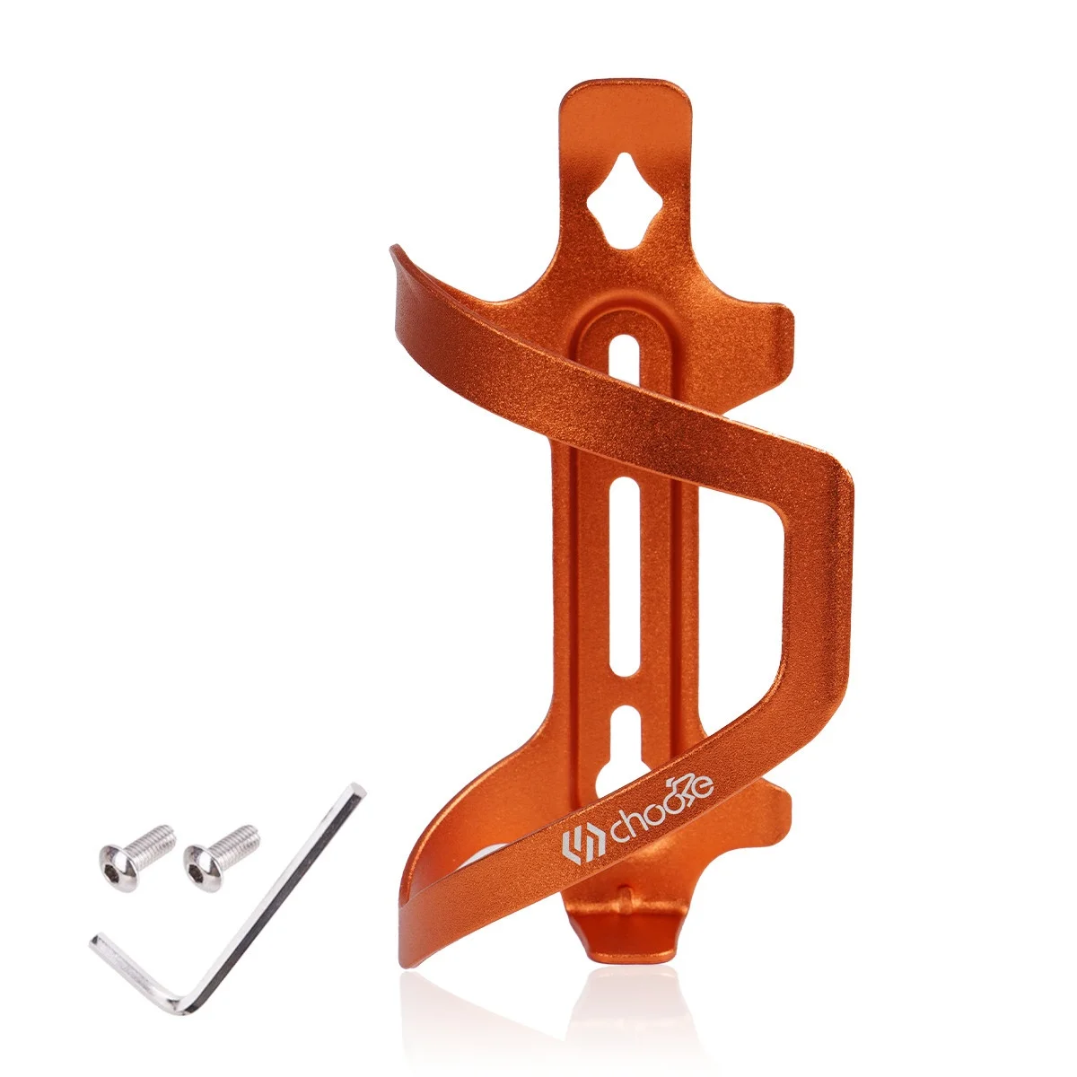 SUNTNUR Aluminum 6061 Matte Orange Bike Water Bottle Holder