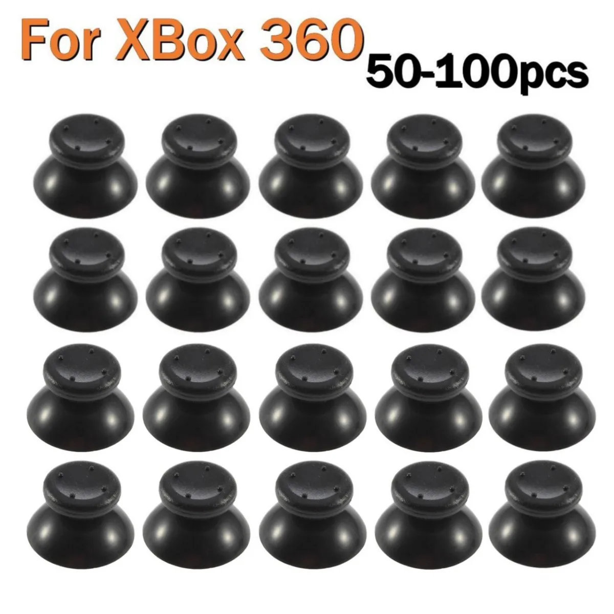 50-100 sztuk wymienne kciuki analogowe pokrywa 3D kciuki Joystick grzybkowa pokrywa dla kontrolera Microsoft Xbox 360