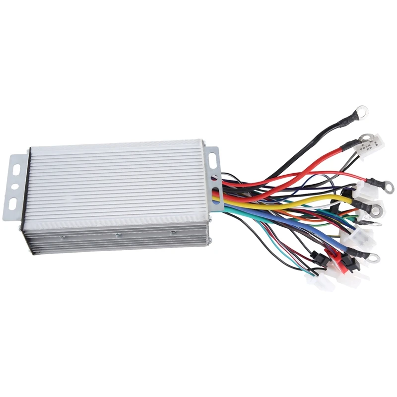 1 PCS 48V 60V 64V 72V 1000W 1500W Electric Controller 12 Tube Dual Mode E-Bike Brushless Controller Speed Motor Silver