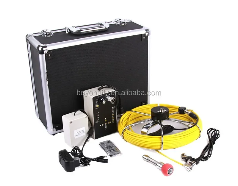 

Traditional Type inspection cameras for car engine pipe drain with Self leveling feature optional