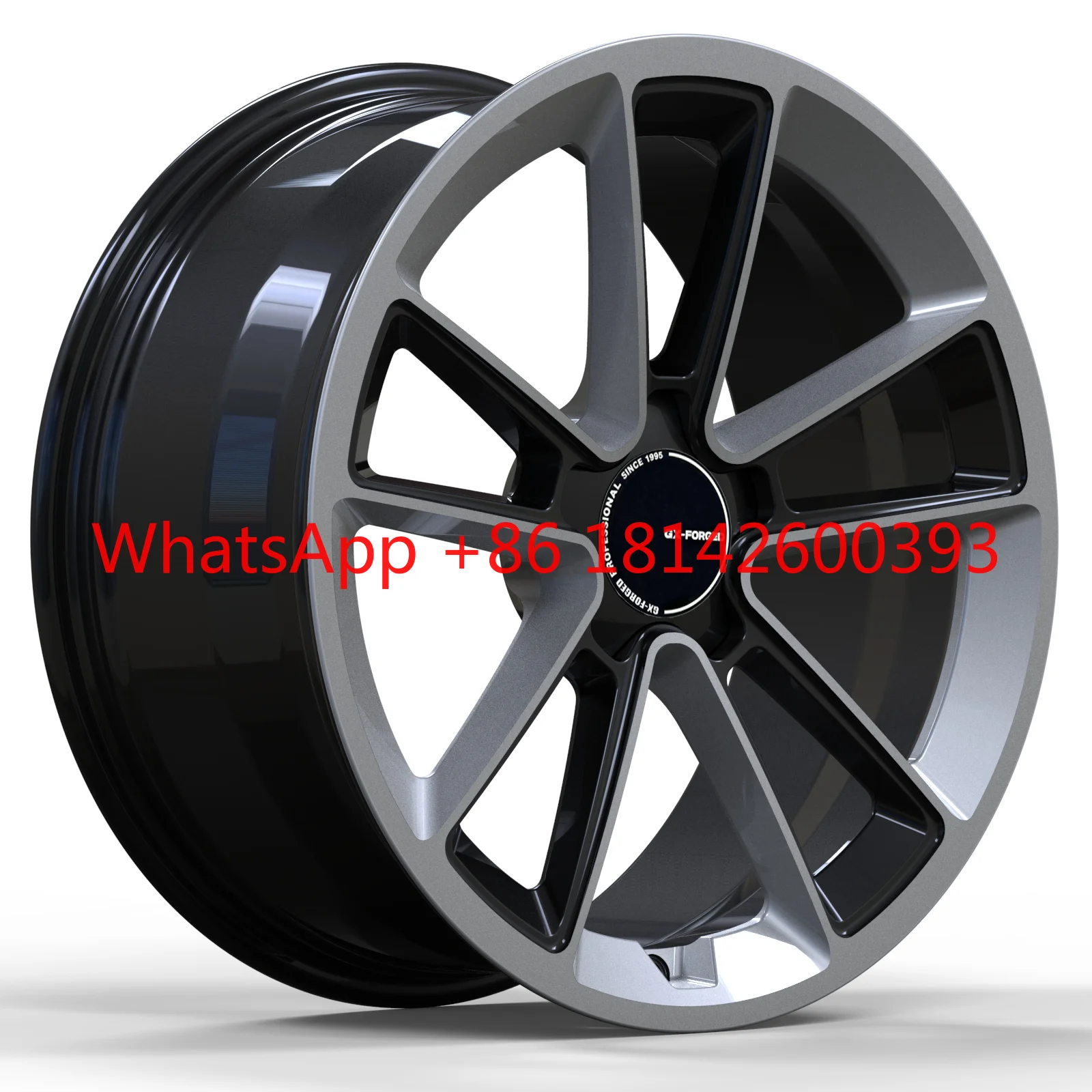 Custom High-quality Forged Wheel Factory: One-piece Forged Aluminum Alloy Sporty Luxury Two-tone Wheels