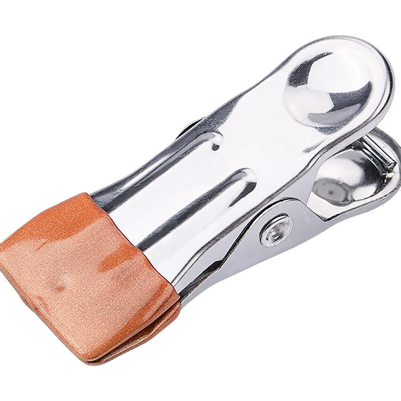 5Pcs DIY Leather Craft Metal Assistant Suture Clamp Handwork Fixing Leather Tool Seamless Clip
