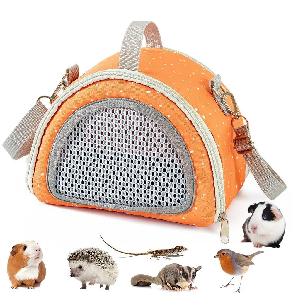 

Breathable Portable Small Animal Carriers Adjustable Shoulder Strap Comfortable Pet Carrying Pouch with Handle Anti-escape