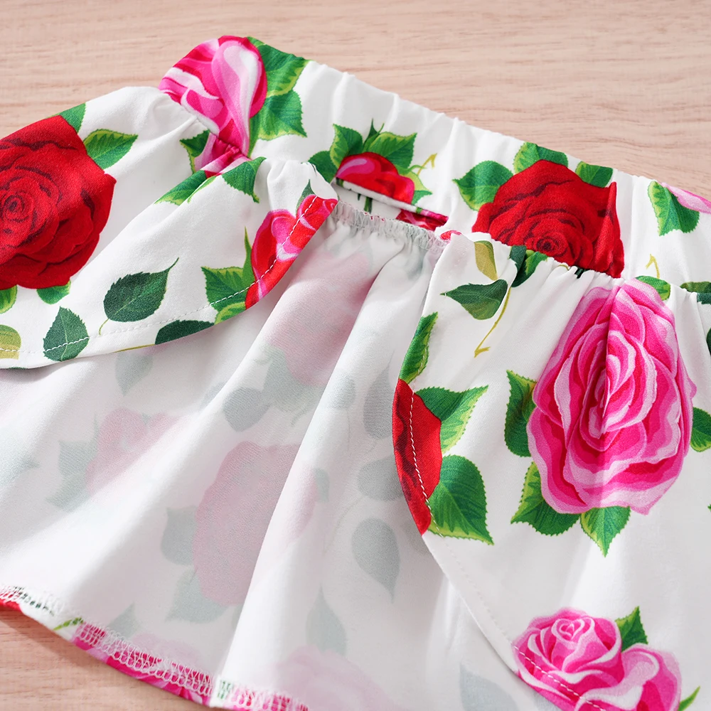 Dog Cat Flower Roses Bikini Swimsuit Puppy Bathing Suit for Small Medium Dogs Cats Pet Cloth Girl Costume