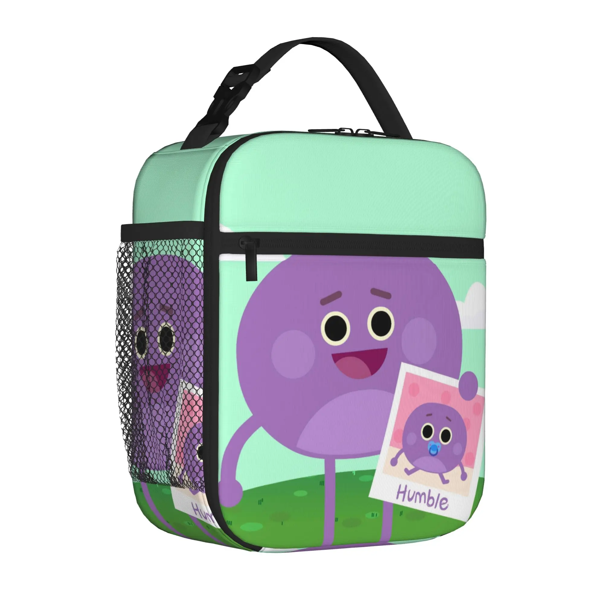 Bumbles Educational Cartoon Nums Insulated Lunch Tote Bag for School Office Humble Portable Cooler Thermal Men Women Bento Bags