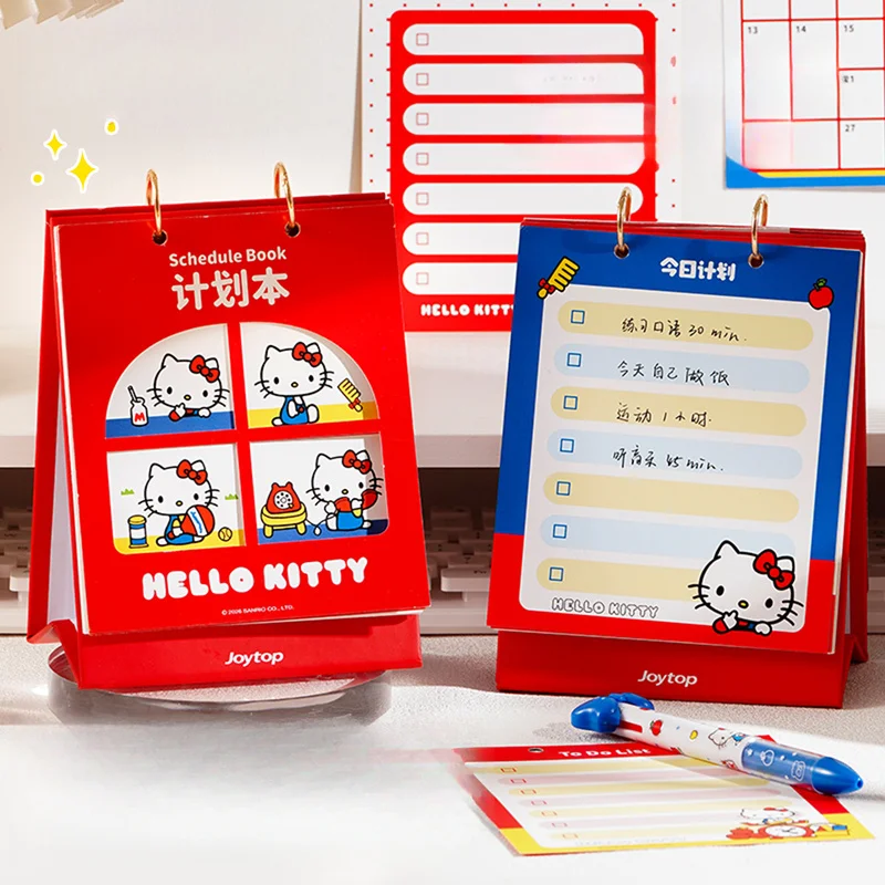 Hello Kitty Daily Planner   Self-Discipline and Time Management Planner   Stylish Notebook for Students