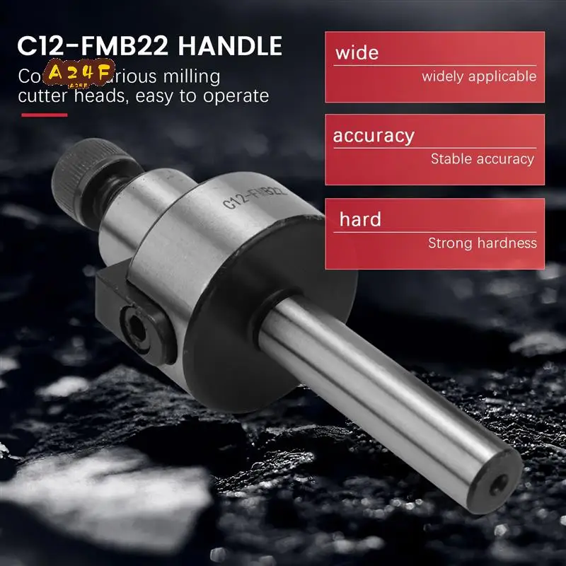 

A24F-C12 FMB22+ 400R Right Angle Shoulder Face Mill Cutter 50Mm + 10Pcs APMT1604 Carbide Inserts With Wrench For Milling Tool