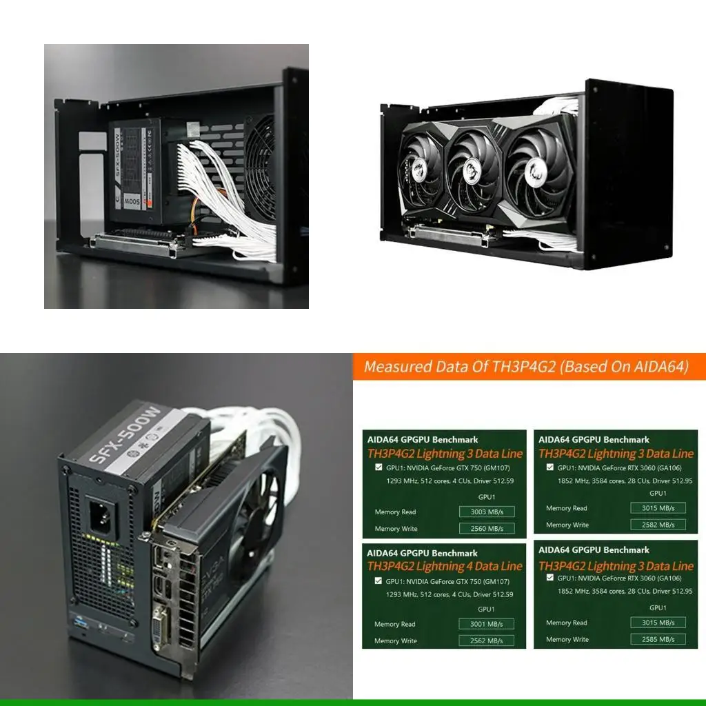 

U55C PCI-e x16 to Extension Cable PCI-Express Cables GPU Adapter 3 4 GPU