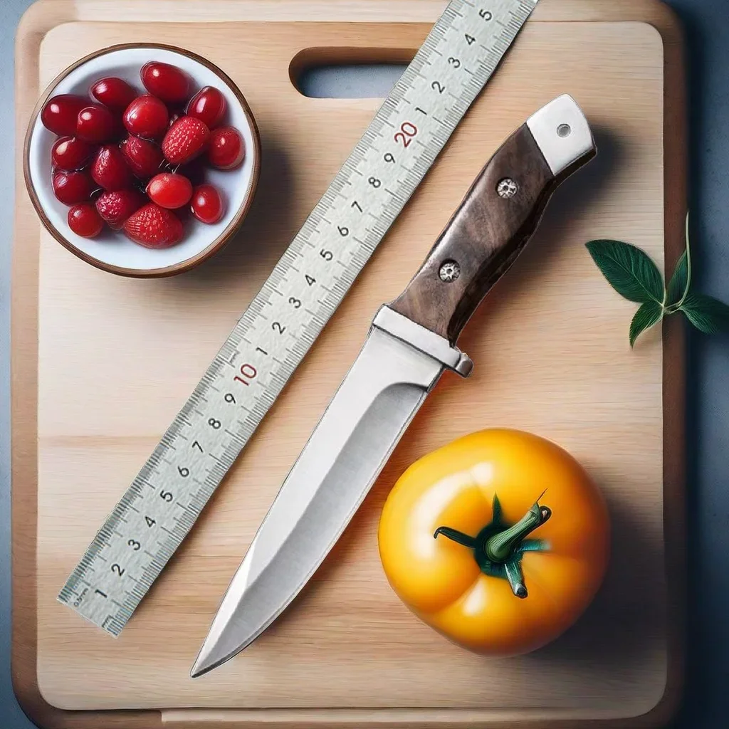 1pc High-Quality Fishing and Meat Cutting Fruit Knife - Professional Watermelon Slicer include leather sheath