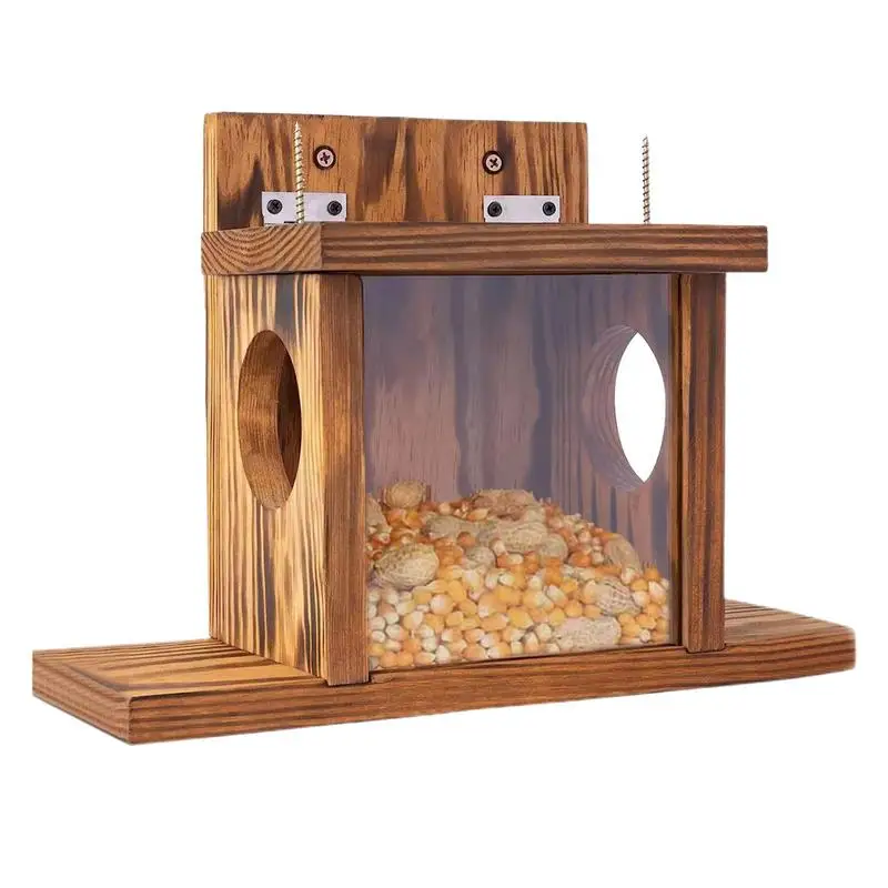 Squirrel Feeders For Outside Chipmunk Feeder Station Chipmunk Feeder Chipmunk Feeding House Garden Decoration For Outside And