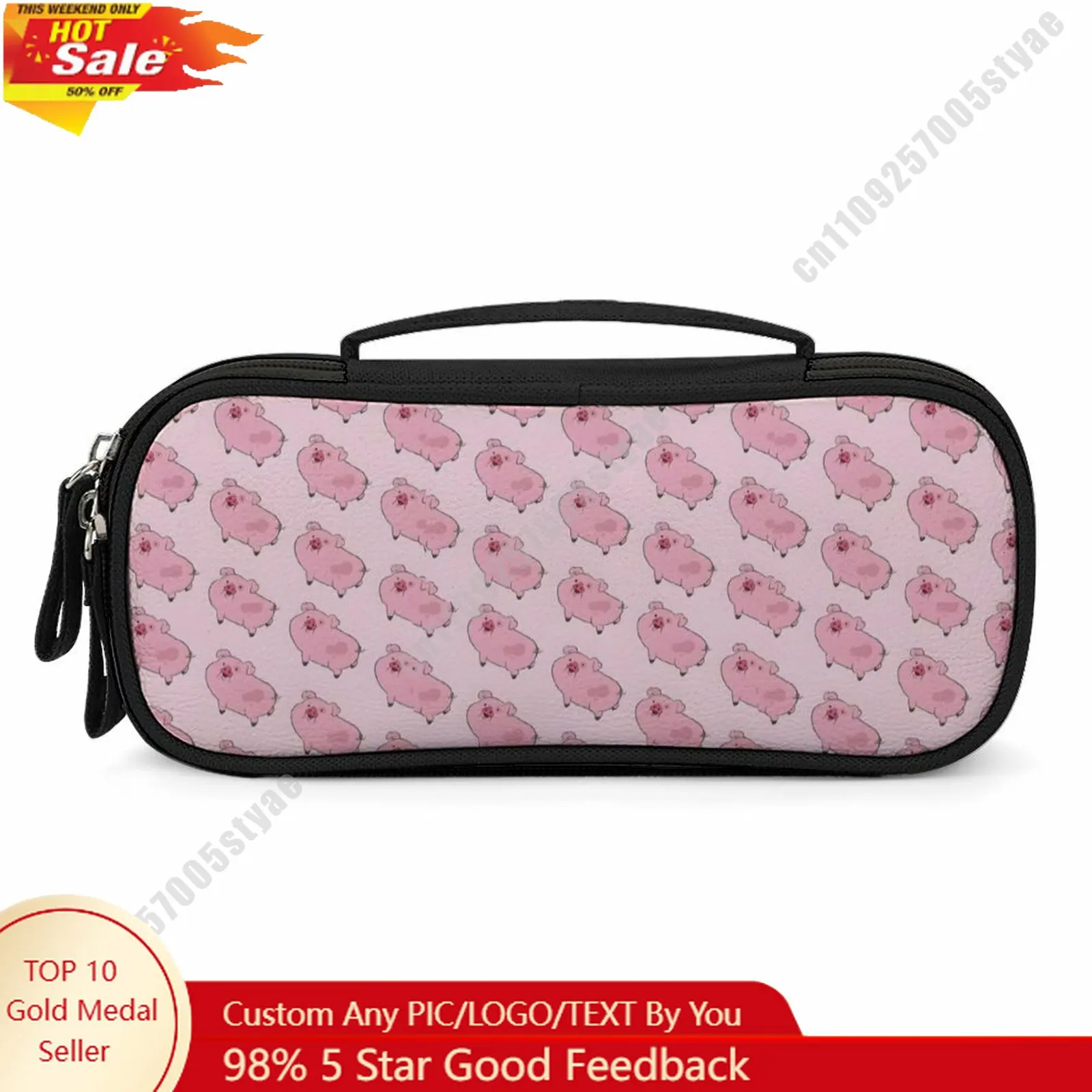 

Waddles Pencil Case Disney Cartoon Character Customized Design Personalized Creation Holiday Gift Cosmetic Bag Cosplay
