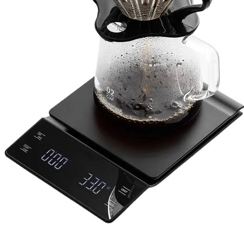 

High Precision Coffee Scale Digital High Precision Coffee Scale 3Kg/0.1g Kitchen Scale Portable Espresso Scale For Home