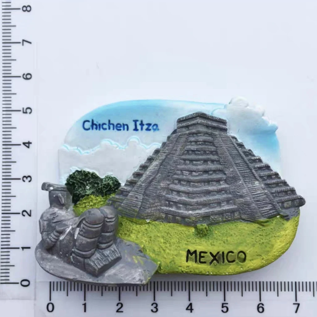 North America Mexico Fridge Magnets Tourism Souvenir Refrigerator Magnetic Sticker Collection Handicraft Gift