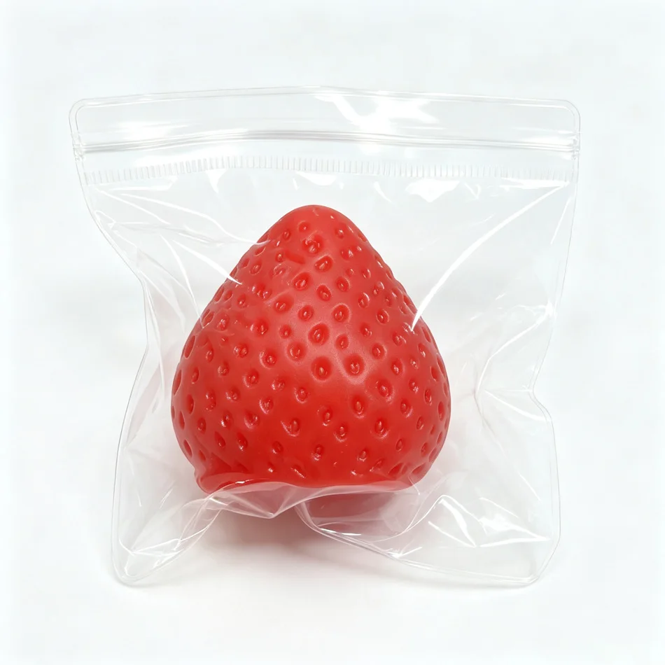 Strawberry Squishy Toy Extra Mini Size Strawberry Fidget Toys Slow Rising Shapeable Venting Ball for Adults Friends Gifts
