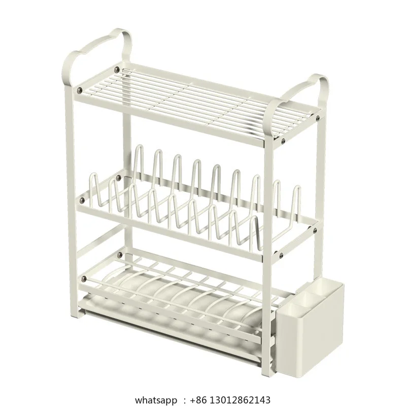 

Кремовая полка для слива воздуха, полка для хранения кухонной столешницы