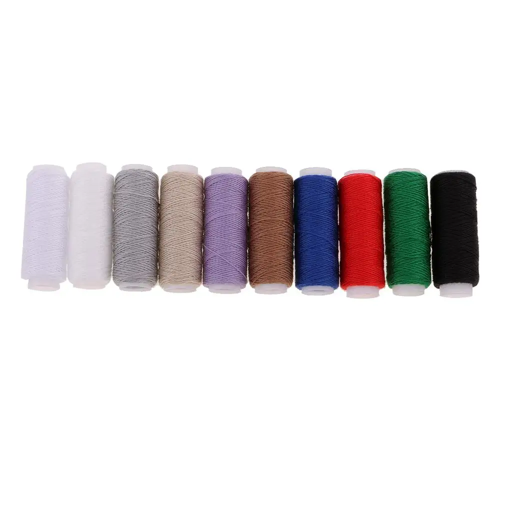 10 Spools Leather Jeans Sewing Thread Strong for Hand / Machine