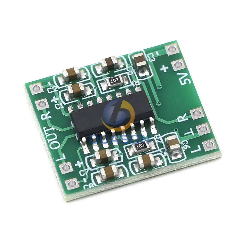 10PCS PAM8403 module Super digital amplifier board 2 * 3W Class D digital amplifier board efficient 2.5 to 5V USB power supply