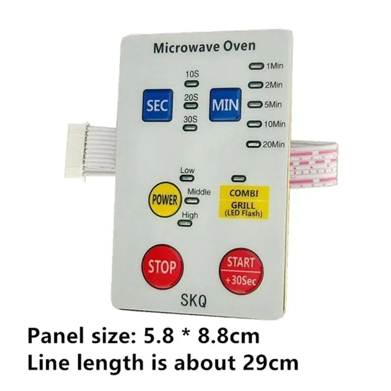 A02V-Universal Microwave Oven Control PCB Replacement Repair Part- Computer Board Conversion Board For Microwaves