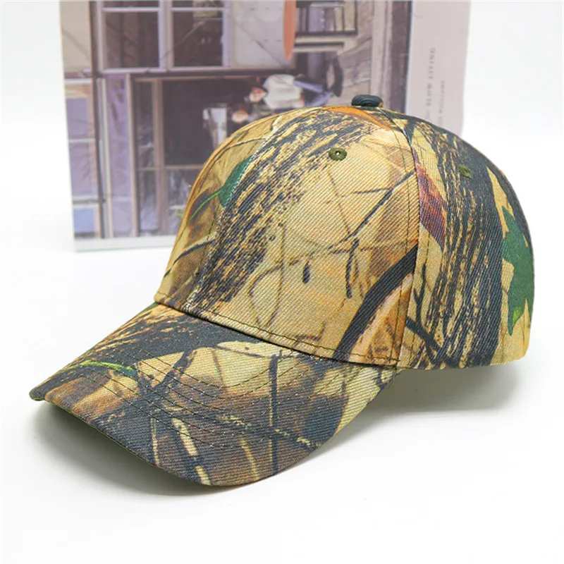 Outdoor male custom logo Camo tactical hat Men Casual Hiking Camp Trucker hats baseball cap with DIY embroidery logo