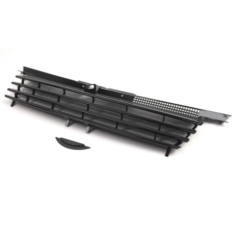 Racing Grills For 1999-2004 Volkswagen Jetta Bora Mk4 Without Logo Glossy Black Grill Grille Trim Front Bumper Car Accessories