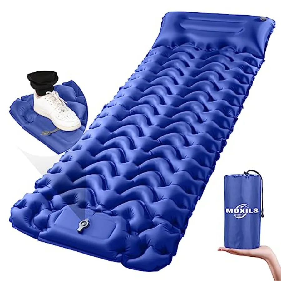 

Sleeping Pad Ultralight Inflatable Sleeping Pad for Camping Built-in Pump Ultimate for Camping Hiking Airpad Carry Bag Repair K