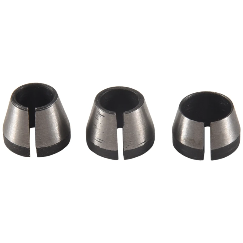 ABSF 8 Pcs Router Collet Set Chuck Heads Adapter For Drills Engraving Trimming Carving Machine Electric Router Milling Cutter