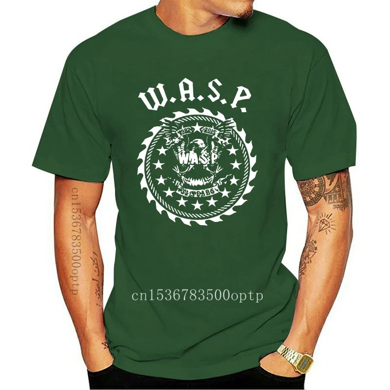 Nueva camiseta de diseño básico, Top cómodo, suave, Vintage, W.A.S.P. 33 años Heavy Metal Band Twisted Sister S M L Xl 2Xl Short