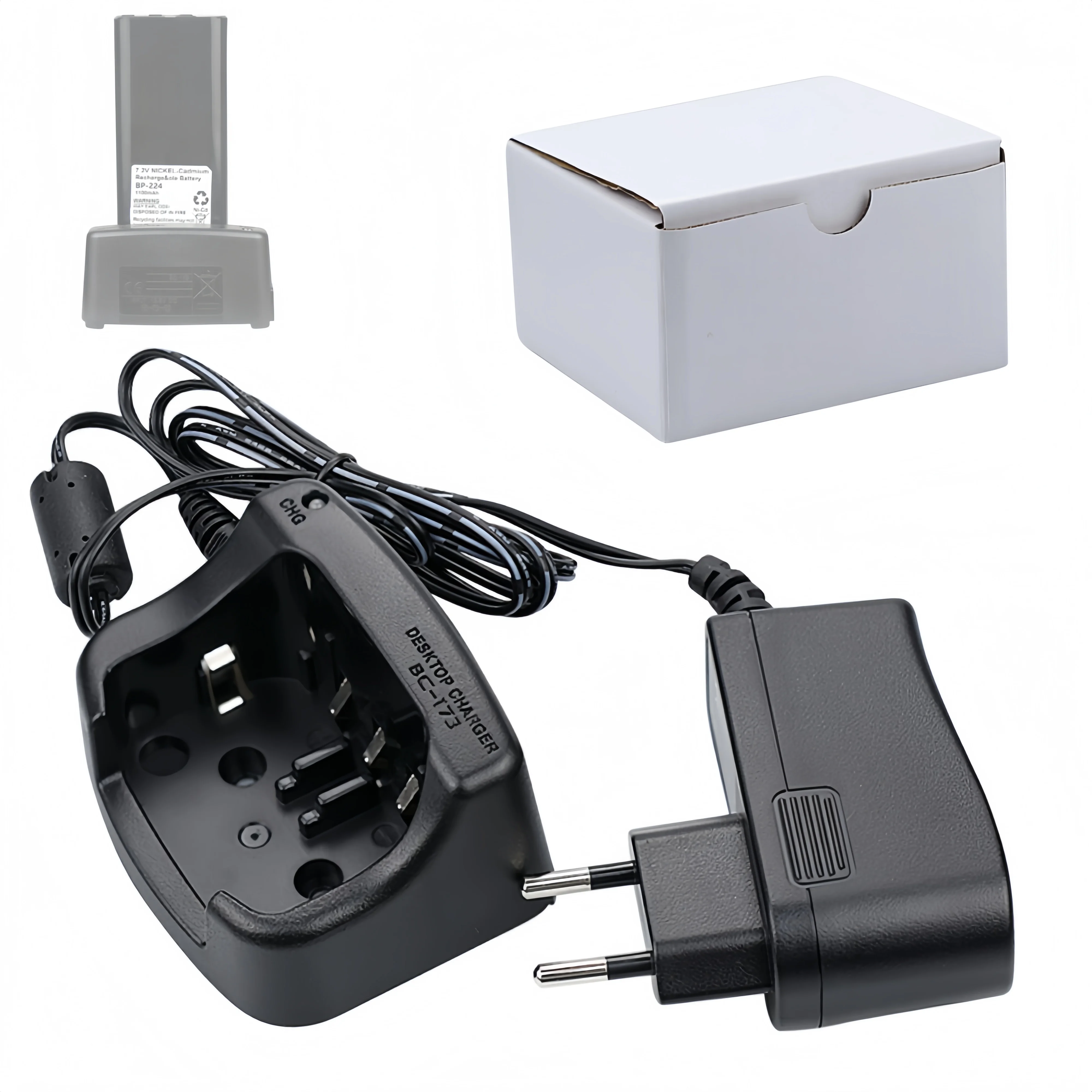 BC-173 Desktop Charger for Icom IC-M2A IC-M2 IC-GM1600 IC-M32 IC-M31 IC-M32 IC-M33 IC-M34 IC-M35 IC-M36 BP-224 BP-252 Battery