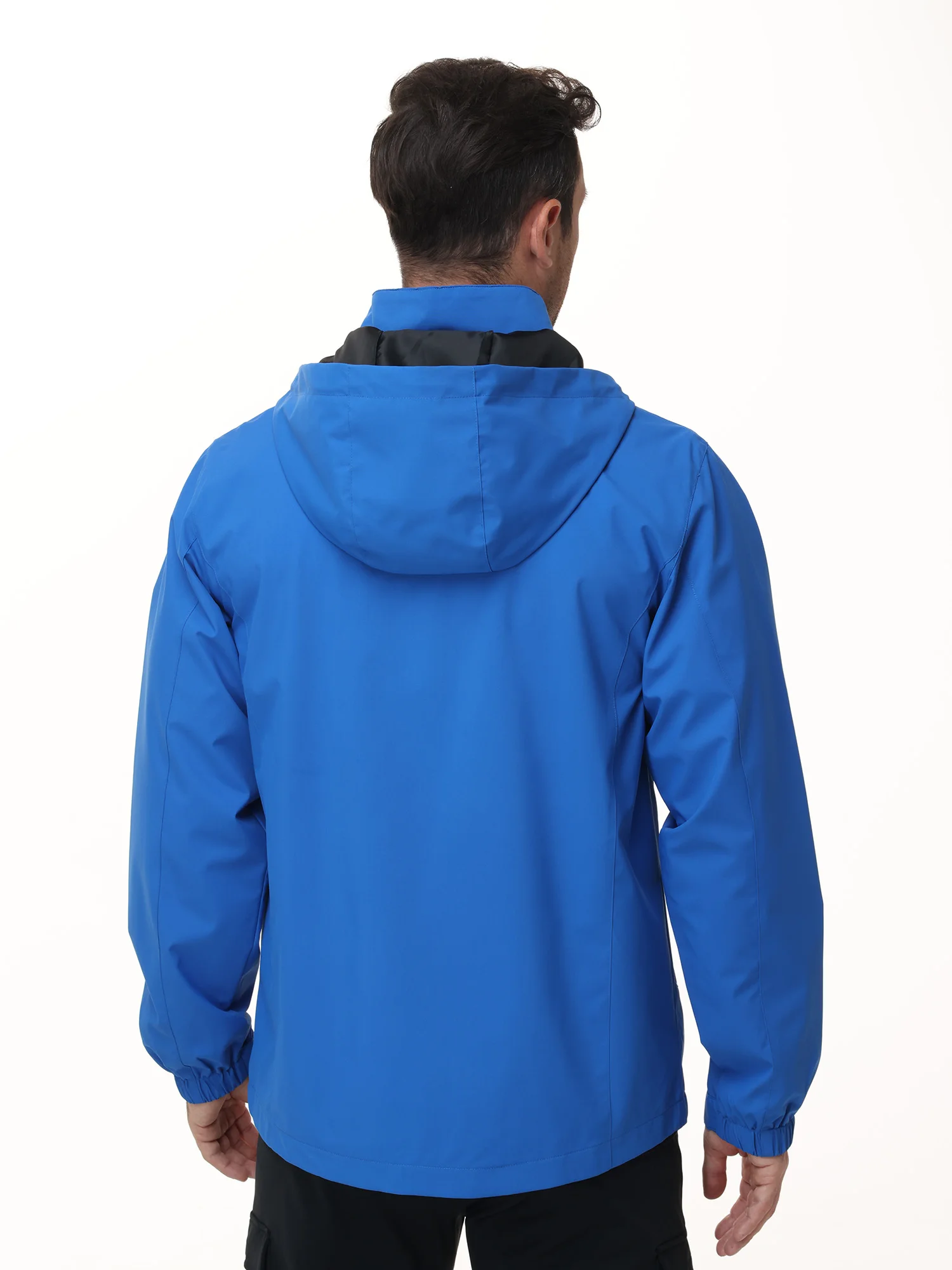 Sommer Herren Outdoor-Jacke Wasserdichte Regenjacke, Dünne Regenjacke mit Mehreren Taschen für Camping Wandern Radfahren Angeln – Detail 21