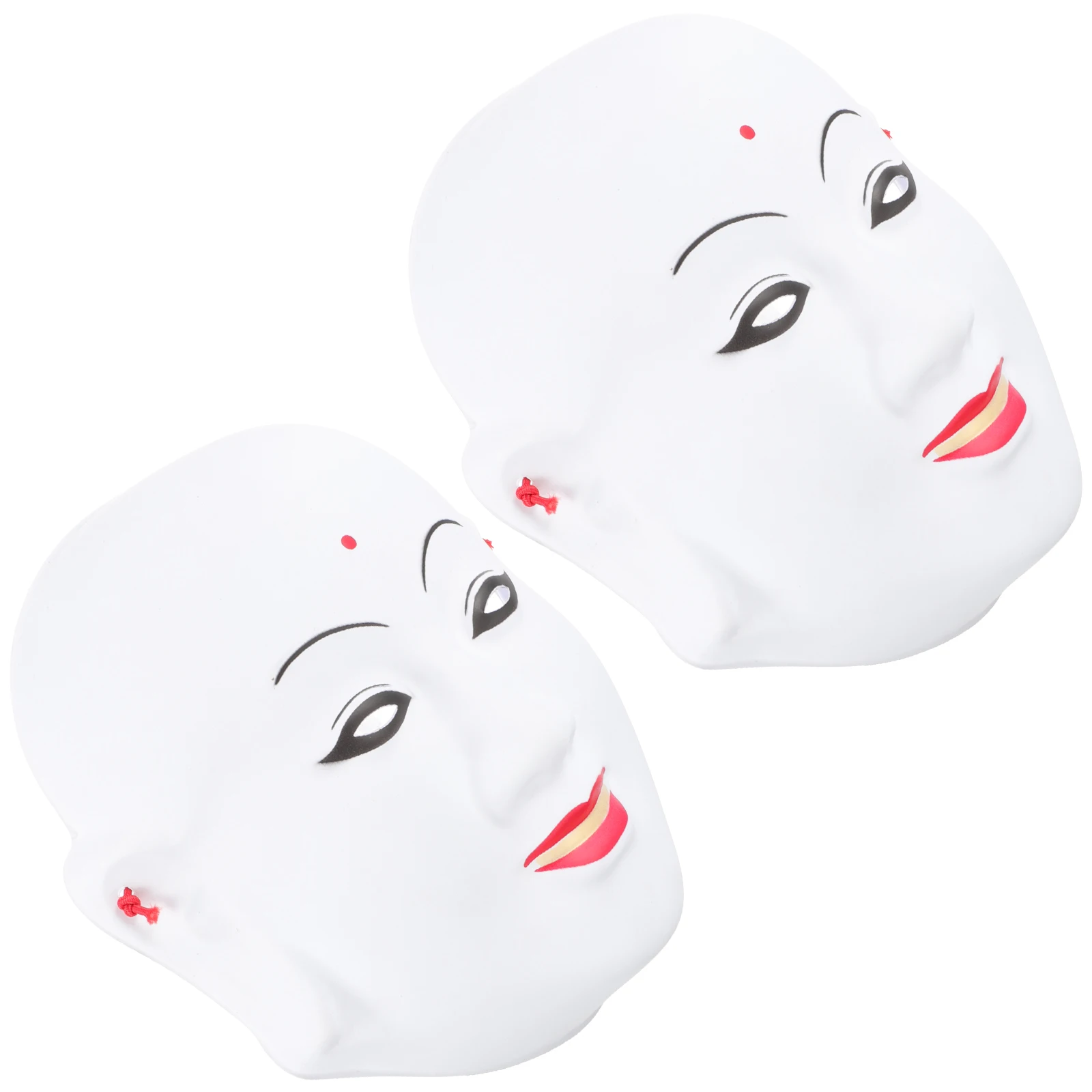 

2 Pcs Mask Cosplay Halloween Masks Costumes for Adults Aldult Carnival Horror Plastic