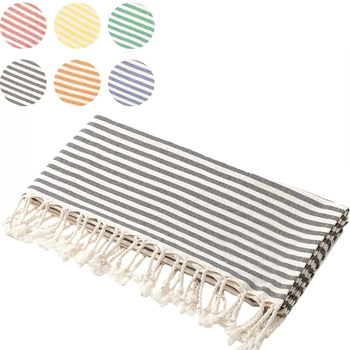 Toalla de playa serie clásica TURKISH | 71 x 39 pulgadas | Toalla de baño turca usable extra grande | Hecho en Turquía | Lujo premium St