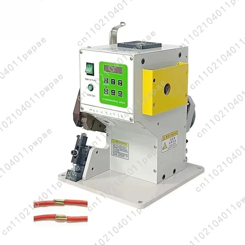 Silent copper strip crimping machine semi-automatic M type 0.55KW 1800KN crimping capacity, used to connect
