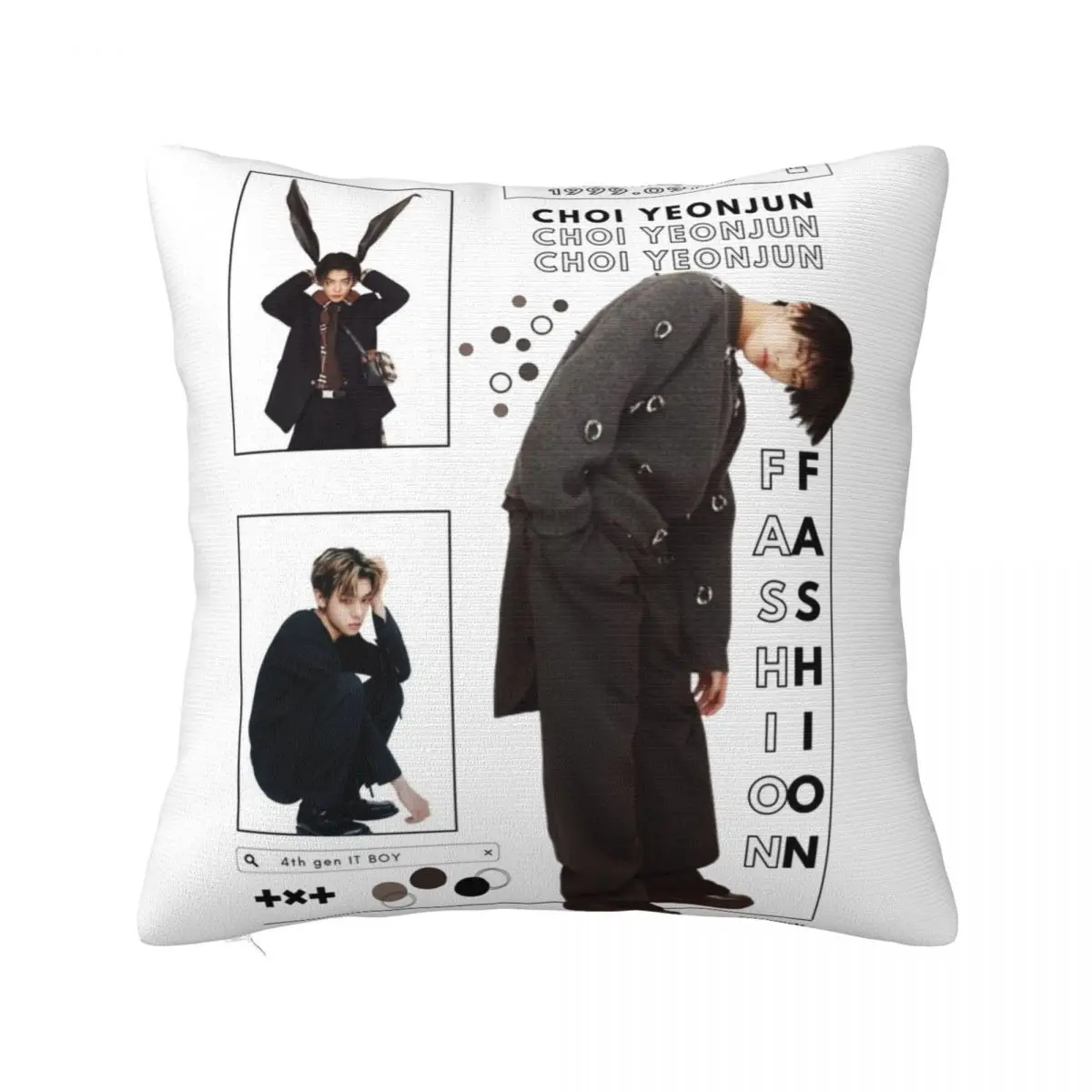 

Наволочка для домашнего декора Choi Yeonjun Kpop Txt, аксессуары, Наволочка на молнии, несколько размеров