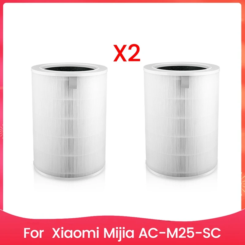 2PCS Filter  For Xiaomi Mijia AC M25 SC Air Purifier Accessories Replacement Parts