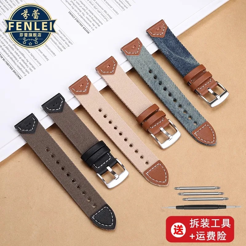 18mm macio tecer pulseira de couro de náilon para huawei relógio gt5 pro 42mm pulseira de pulso feminino relógio gt5/4 41mm lona correa pulseira