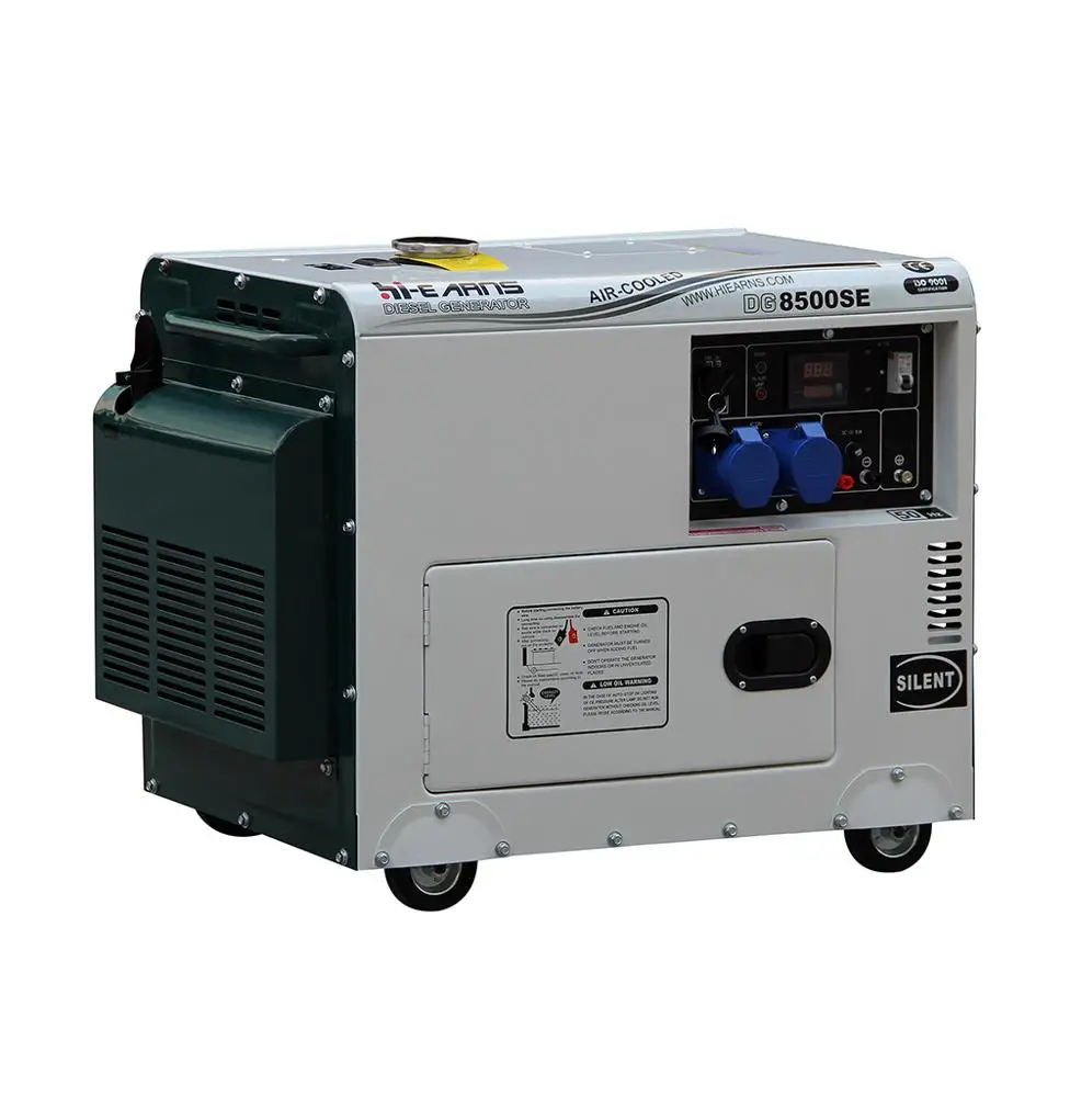 

3KVA 5KVA 6KVA 7KVA 10KVA Air cooled generator price manufacture silent dies el