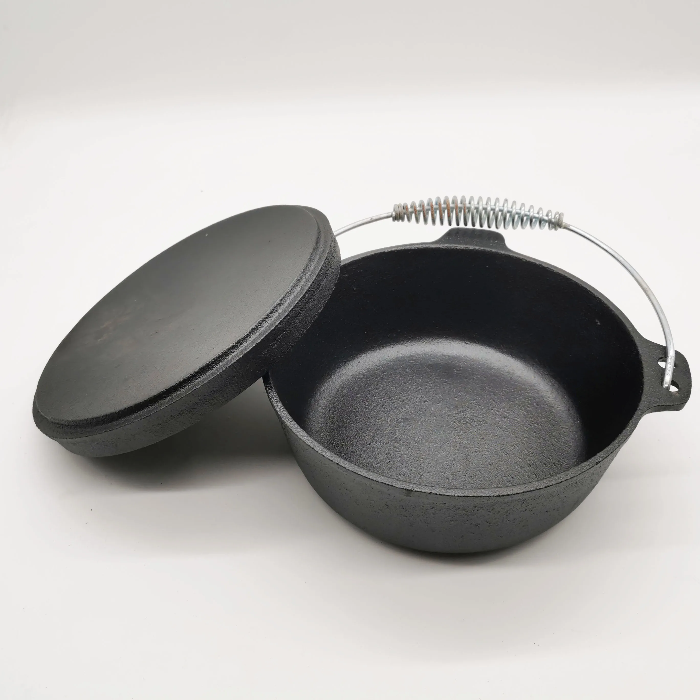 2QT Cast Iron Camp Dutch Oven  - Outdoor Camping Oven ulasan dan harga