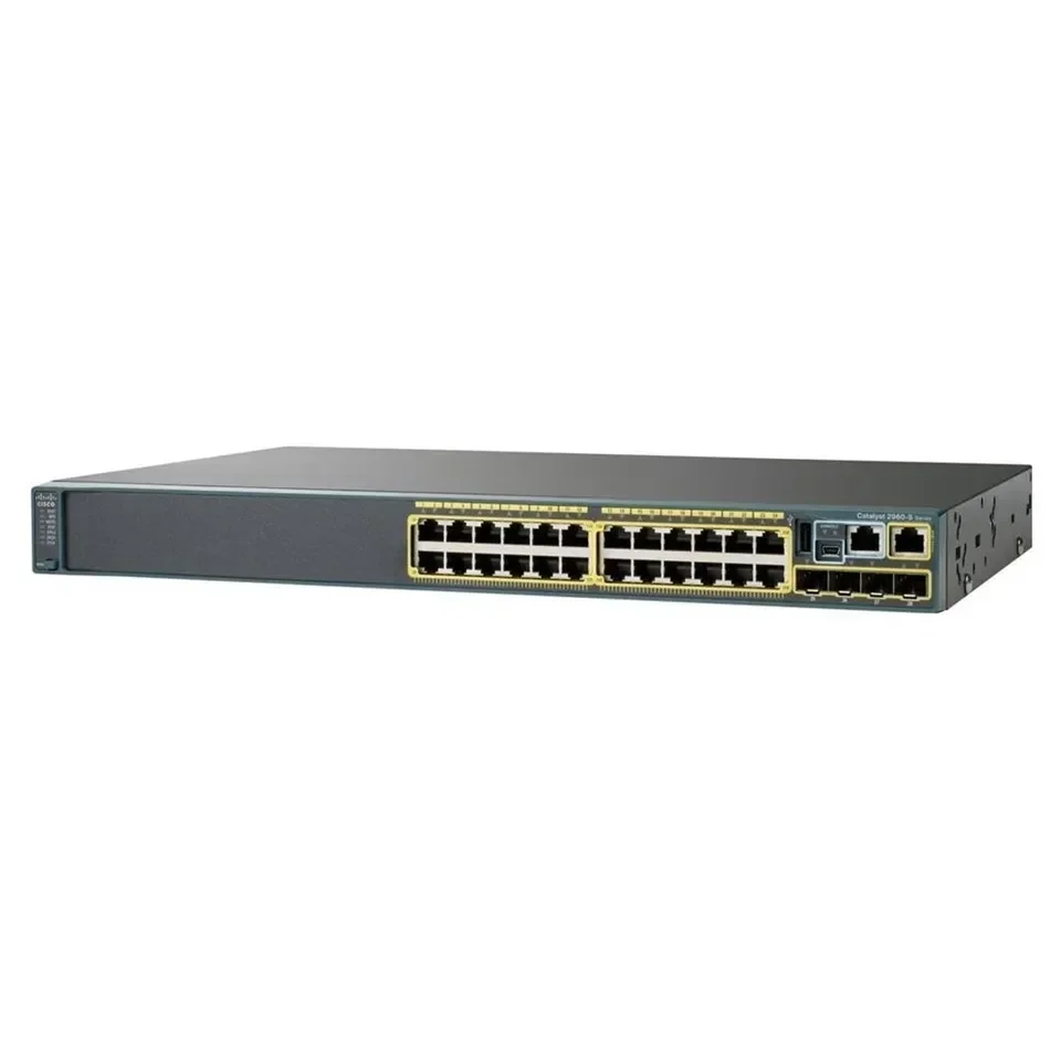 

24 Port Poe WS-C2960X-24PD-L Network Switch