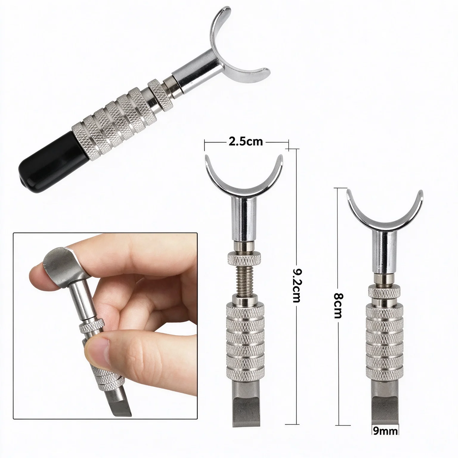 DIY Leather Craft Tool Set, Leather Stamping Kit, Leather Carving Tools with Stamping Hammer & Rotary Cutting Knife for Leather