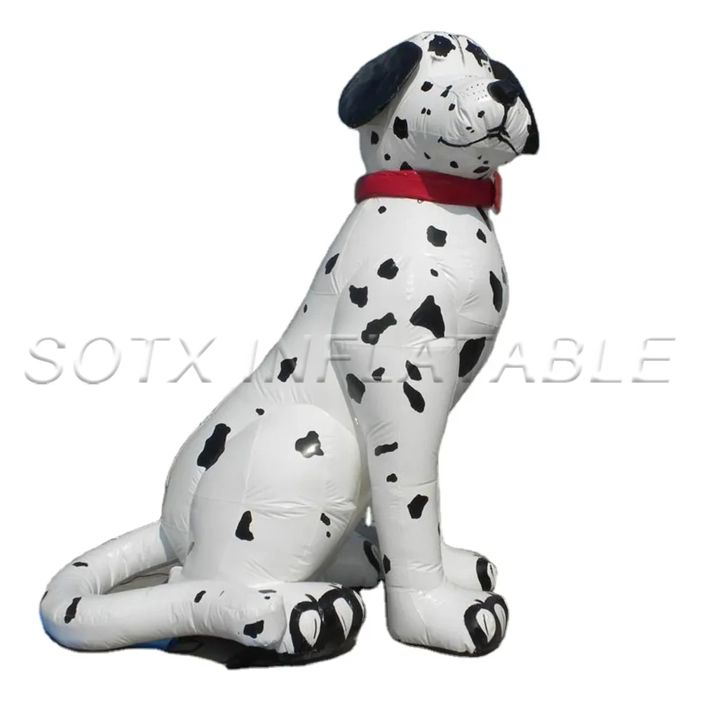 with blower Inflatable Husky Dog Professional Supplier Christmas Balloon Dog Christmas Inflatable Decorations for advertising