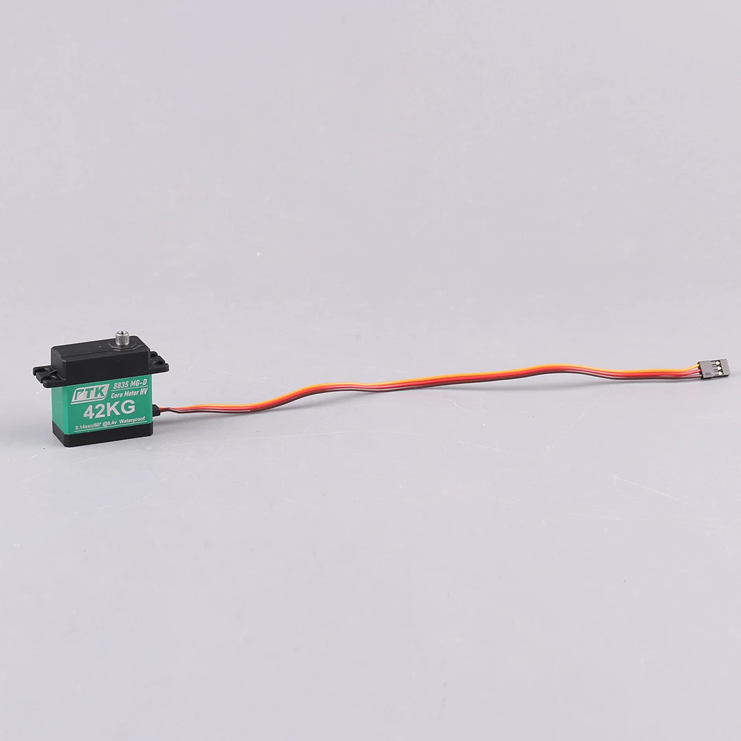 PTK 8835MG-D High Torque Digital Servo 42kg for RC Car Aircraft Models Fixed Wing Stainless Steel Teeth